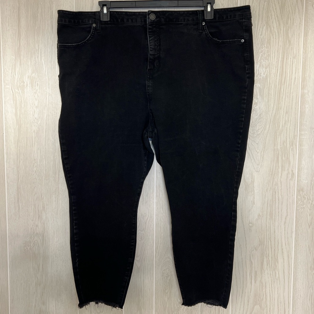 LC Lauren Conrad Plus Size Black Jeans Size 26 Short
